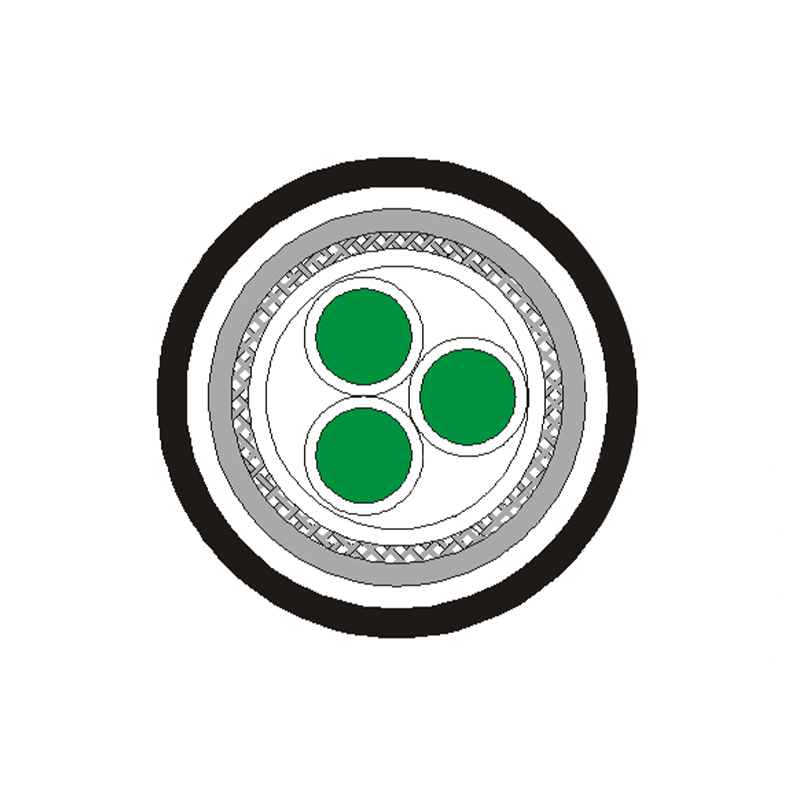 Tensão nominal do cabo de controle resistente a altas temperaturas até 0,6/1kV inclusive