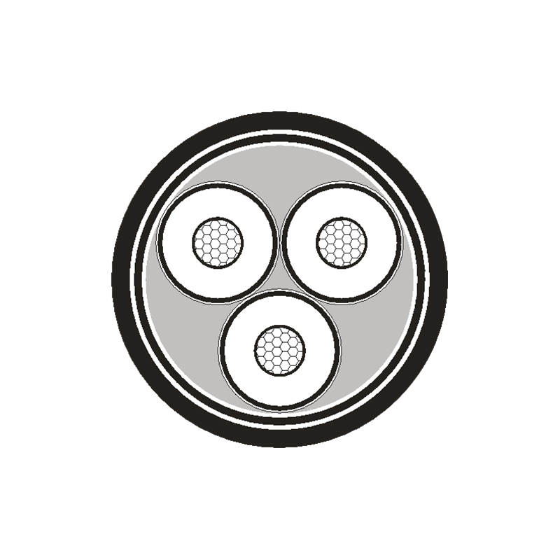 Cabo de alimentação isolado em XLPE para tensão nominal 3,6/6kV -26/35kV
