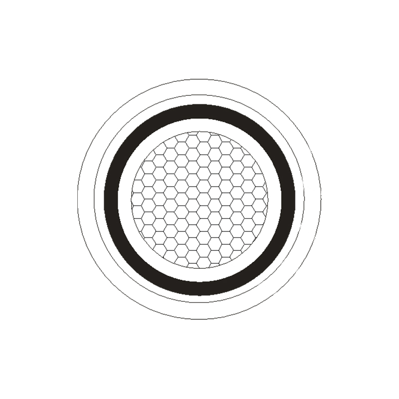Cabo de alimentação isolado em XLPE/PVC para tensão nominal 0,6/1kV