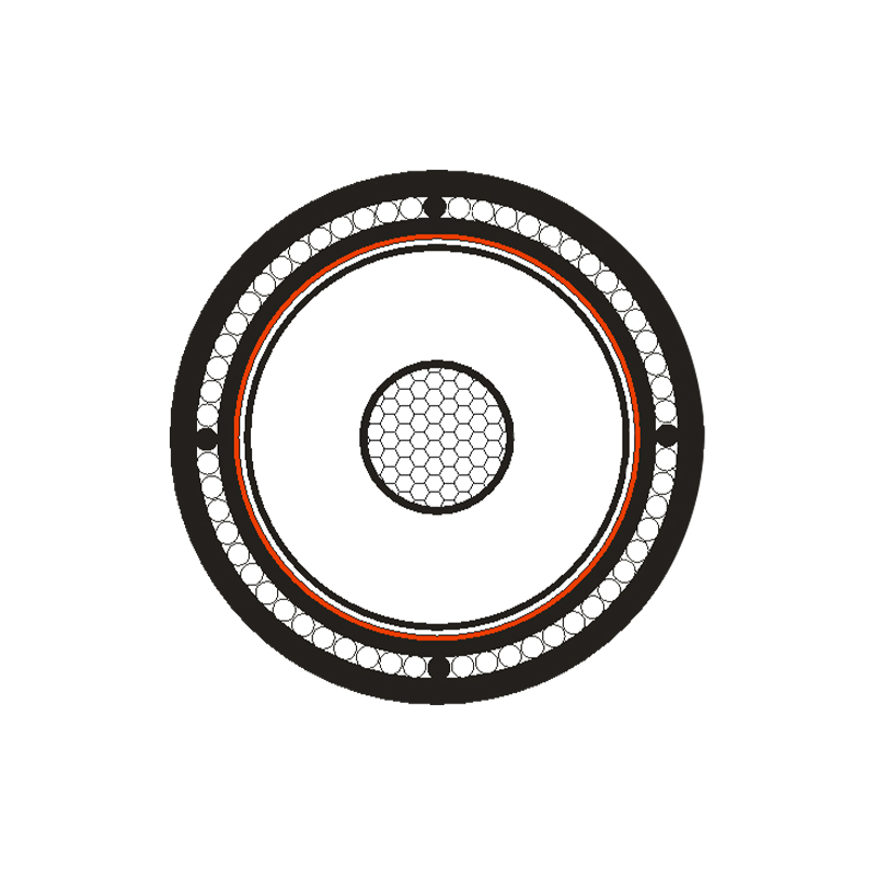 Cabo de alimentação isolado em XLPE para tensão nominal 3,6/6kV -26/35kV