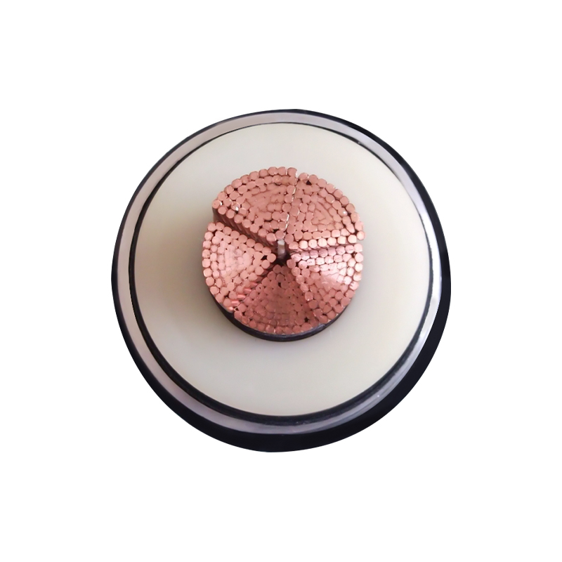 Bainha de alumínio ondulada do cabo da isolação de XLPE para a tensão avaliado de 38/66kV