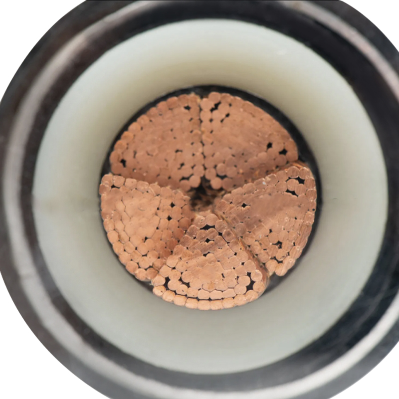 Bainha de alumínio ondulada do cabo da isolação de XLPE para a tensão avaliado de 290/500kV