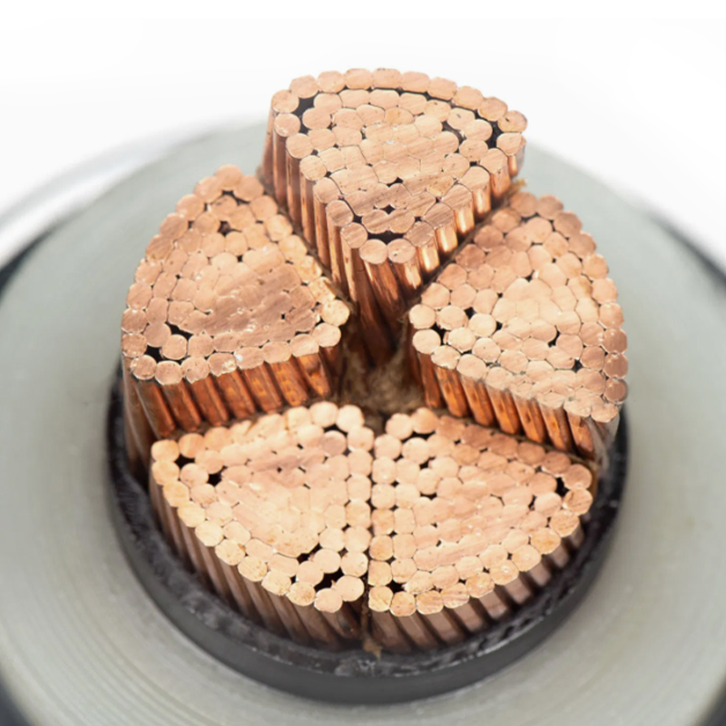 Bainha de alumínio ondulada do cabo da isolação de XLPE para a tensão avaliado de 290/500kV