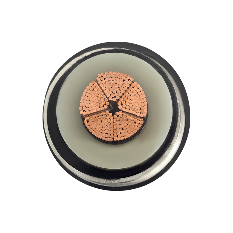 Bainha de alumínio ondulada do cabo da isolação de XLPE para a tensão avaliado de 290/500kV